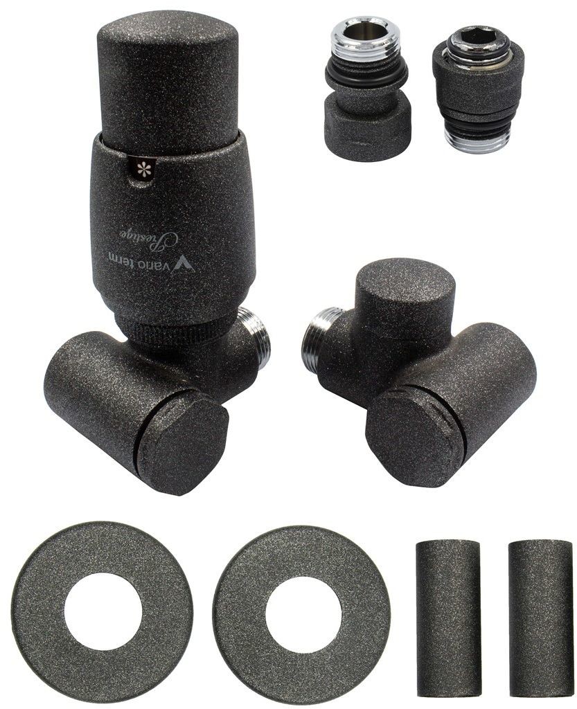 Varioterm Zawór termostatyczny INTEGRA All in One - antracyt GZ1/2 - do instalacji 1/2 lewy AIGS0215CFK/L(GZ1/2)