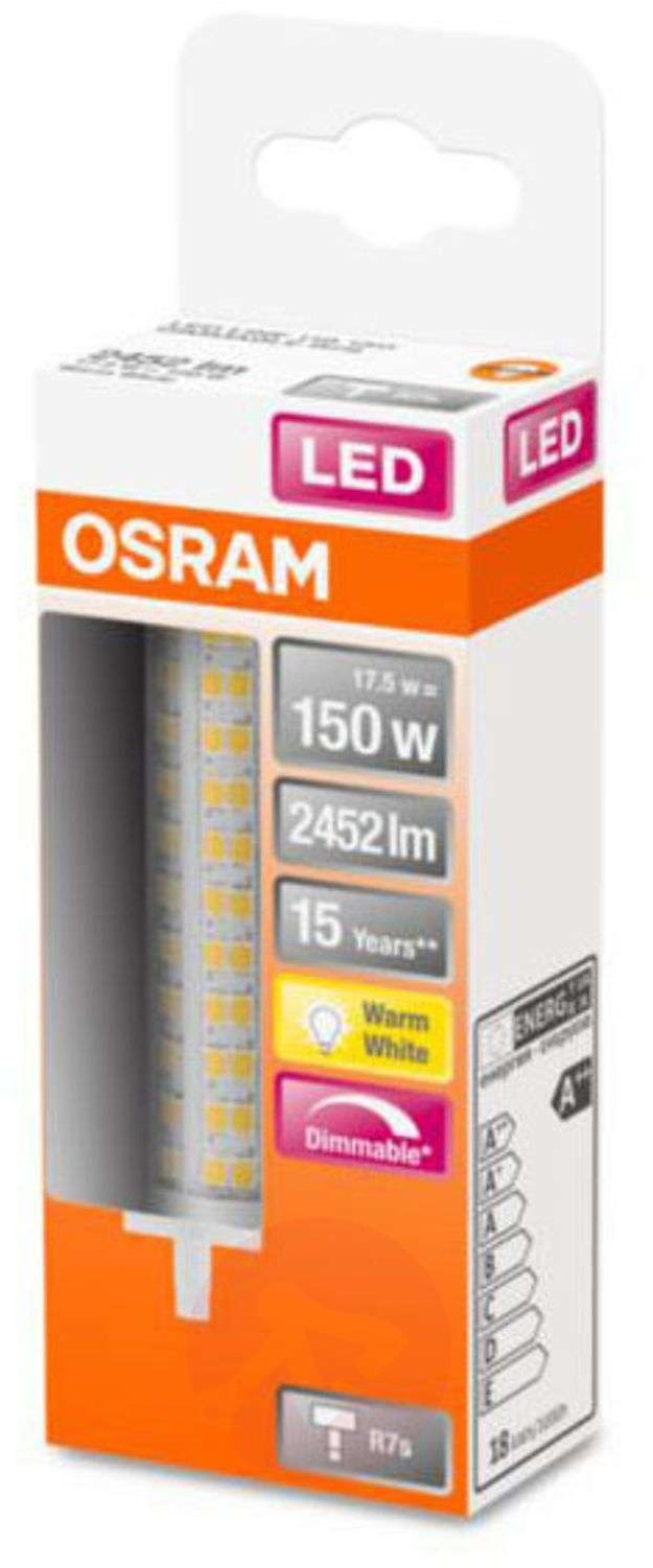 Osram żarówka LED R7s 17,5W 2 700 K ściemniana