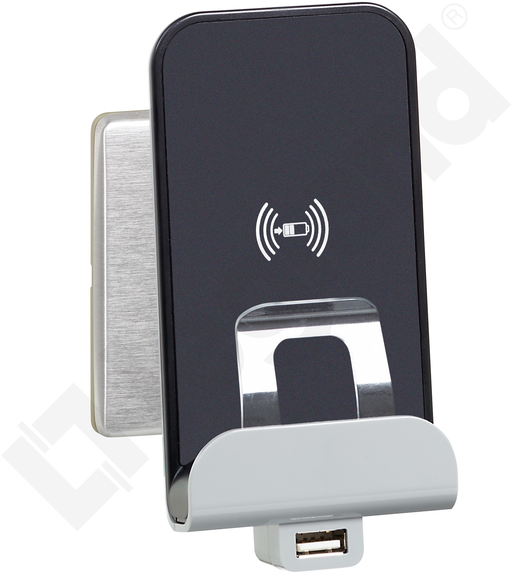 Legrand Plakietka ładowarki indukcyjnej + usb Celiane 068118