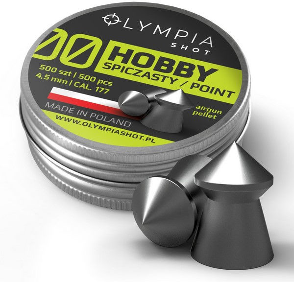 Olympia Śrut OLYMPIA SHOT Hobby szpic kal. 4,5 mm 500 szt. prod. POLSKA HS-500 Olimpia