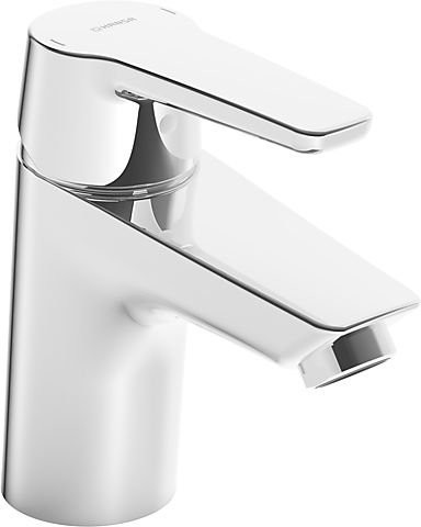 Hansa 51422293 bateria jednouchwytowa/bateria umywalkowa hansapolo DN15 | Składany łańcucha, Rapid-system montażu | 6L/min, wysięg: 103 MM