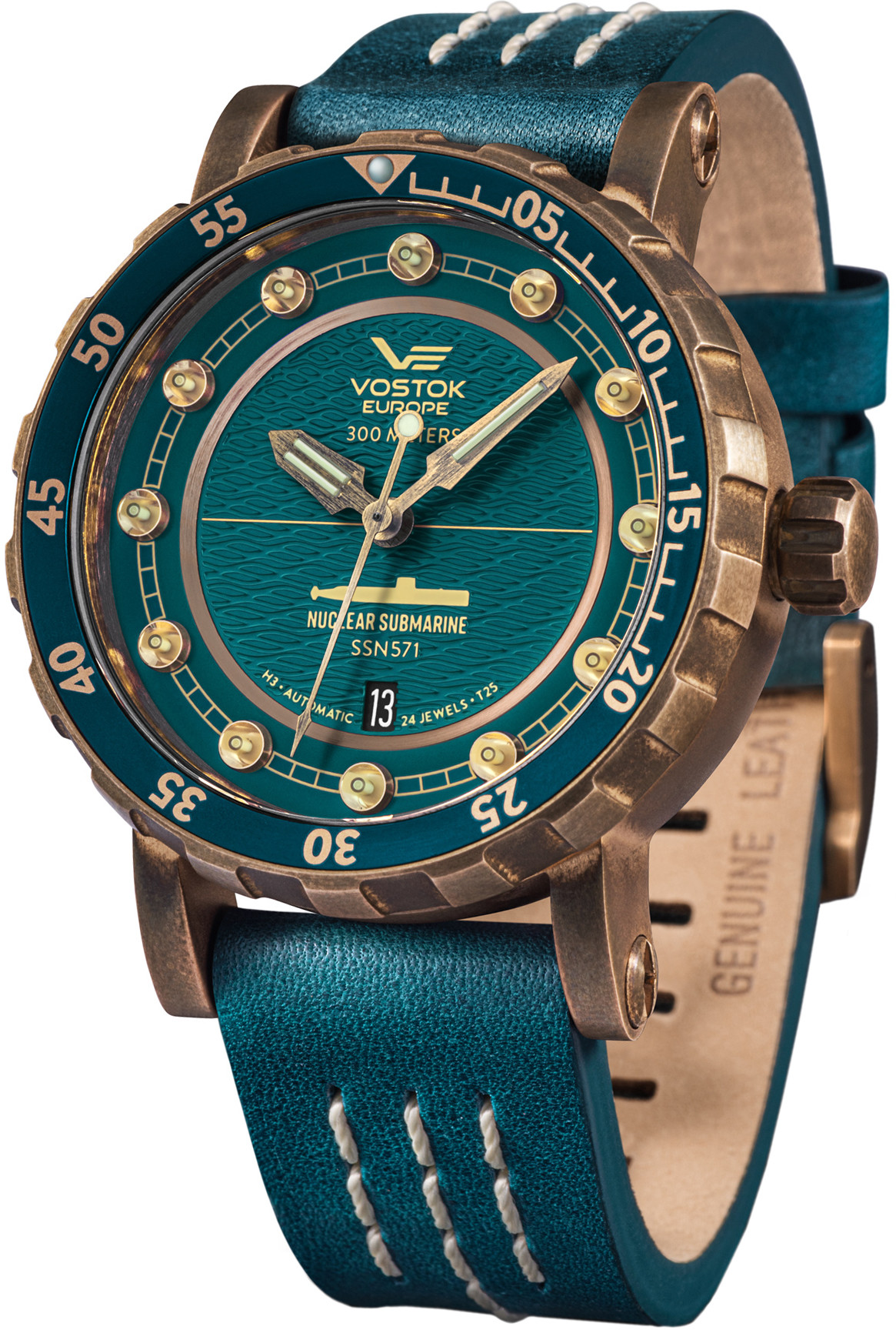 Vostok Europe NH35A-571O609 SSN 571 Nuclear Submarine Automatic