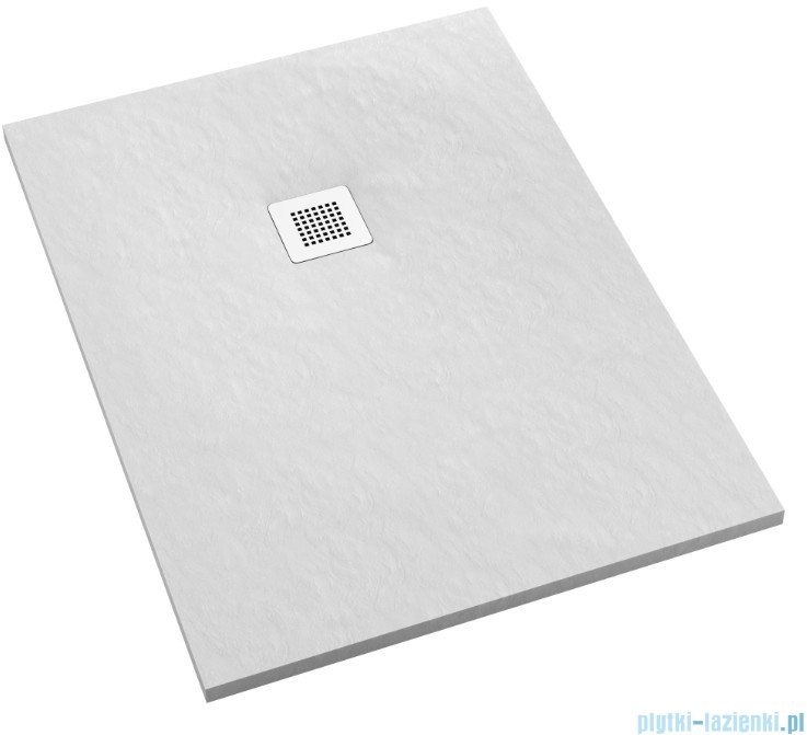 Schedpol Kalait White Stone + syfon 70x120cm 3.3136/B/ST-M2 prostokątny