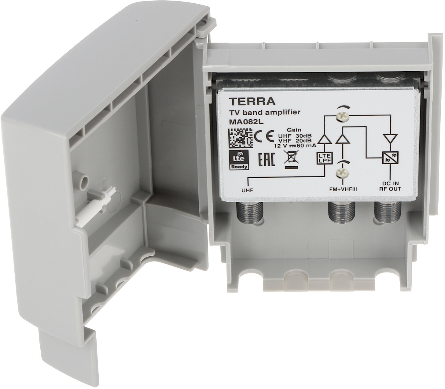 Terra Wzmacniacz antenowy MA-082L FM / VHF / UHF 12V TERRA MA-082L
