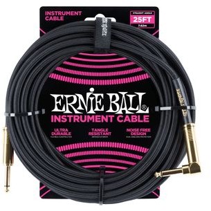 Ernie Ball EB 6058 Black Kabel instrumentalny 7,62 m