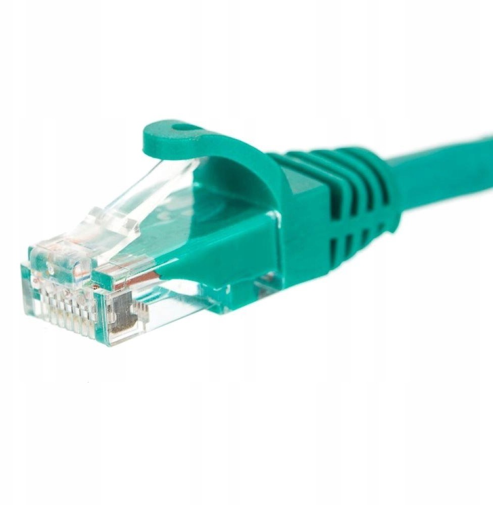 Patchcord RJ45 kat. 5e Utp, 2m zielony