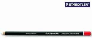 Staedtler 108 20  9 Lumocolor glasochrom marker, 12 sztuk w kartonie etui na sucho Permanent, czarna 4007817105320