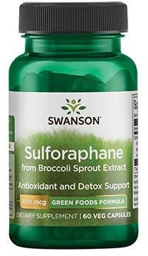SWANSON Sulforaphane 400mcg [ 60vcaps ] - Sulforafan Antyoksydant