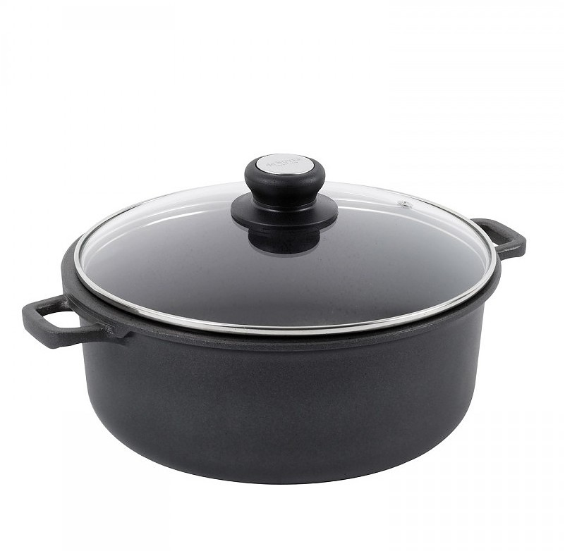De Buyer Choc Extreme 4,7 L Czarny Garnek Aluminiowy Z Pokrywką