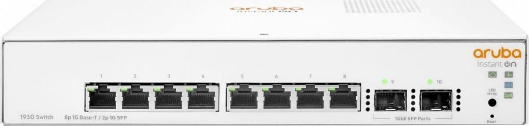 HPE Przełącznik Aruba Instant On 8x1GbE 2xSFP JL680A
