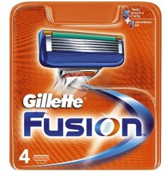 Gillette Fusion M) wkład do maszynki do golenia 4szt