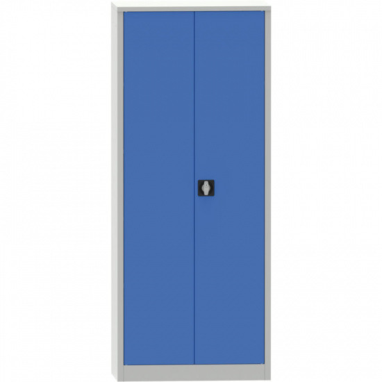 B2B Partner Uniwersalna szafka metalowa, 1950 x 800 x 400 mm, niebieskie drzwi 178613