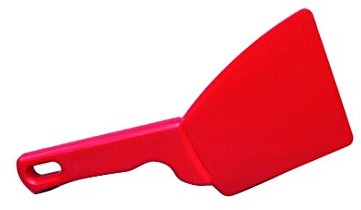 Maya Professional Tools 82900-3 ergonomiczna szpachelka z 2 stronami roboczymi, FBK/higiena żywności, 100 mm x 240 mm, czerwona 82900-3