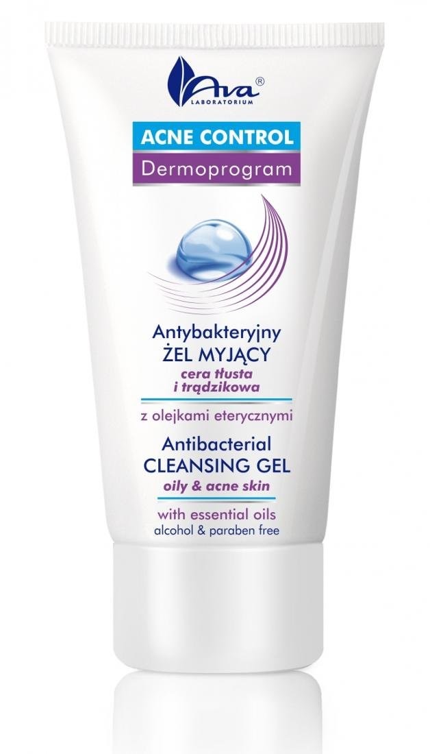 Ava Labolatorium Acne Control, żel antybakteryjny myjący, 150 ml