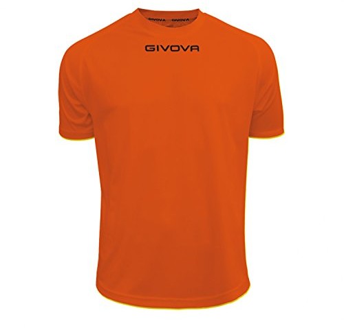 Givova One T-Shirt z krótkim rękawem męski, pomarańczowa, xxl MAC01