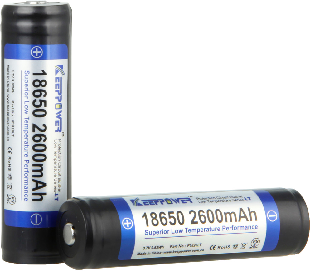 KP ICR18650-260PCM-LT 2600mAh Li-ION