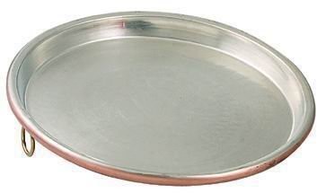 Vigor Blinky 94080  28 płaski okrągły patelnia wykonana z miedzi, krawędź wysokość 3 cm, średnica 28 cm 94080-28