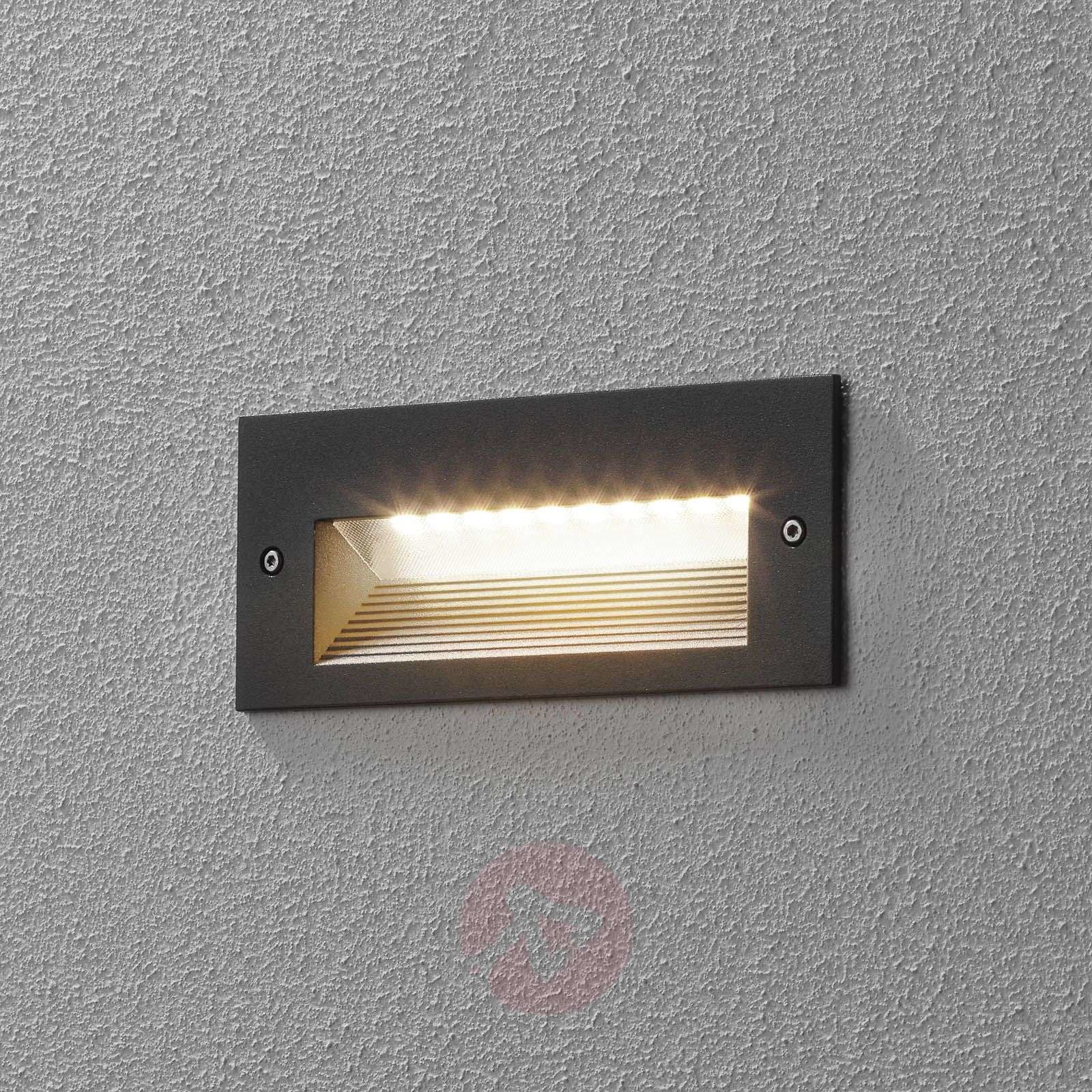BEGA BEGA 33053 LEDdo montażu w ścianie grafitowa 17 cm