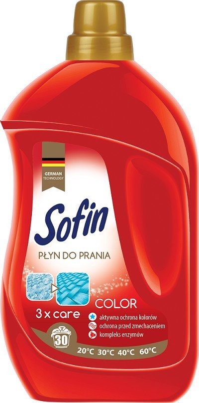 Sofin Płyn do prania kolorów Pojemność - 1.5 l NN-HGL-IU15-001