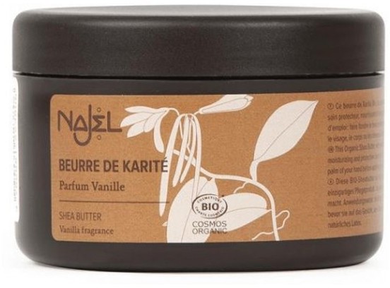 NAJEL Organiczne masło shea o zapachu waniliowym 100g