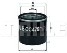 Knecht Filtr oleju OC 473