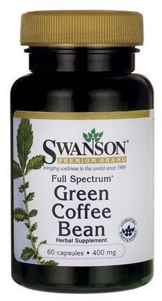 SWANSON Full Spectrum Green Coffee Bean 400mg 60 kaps. SW802