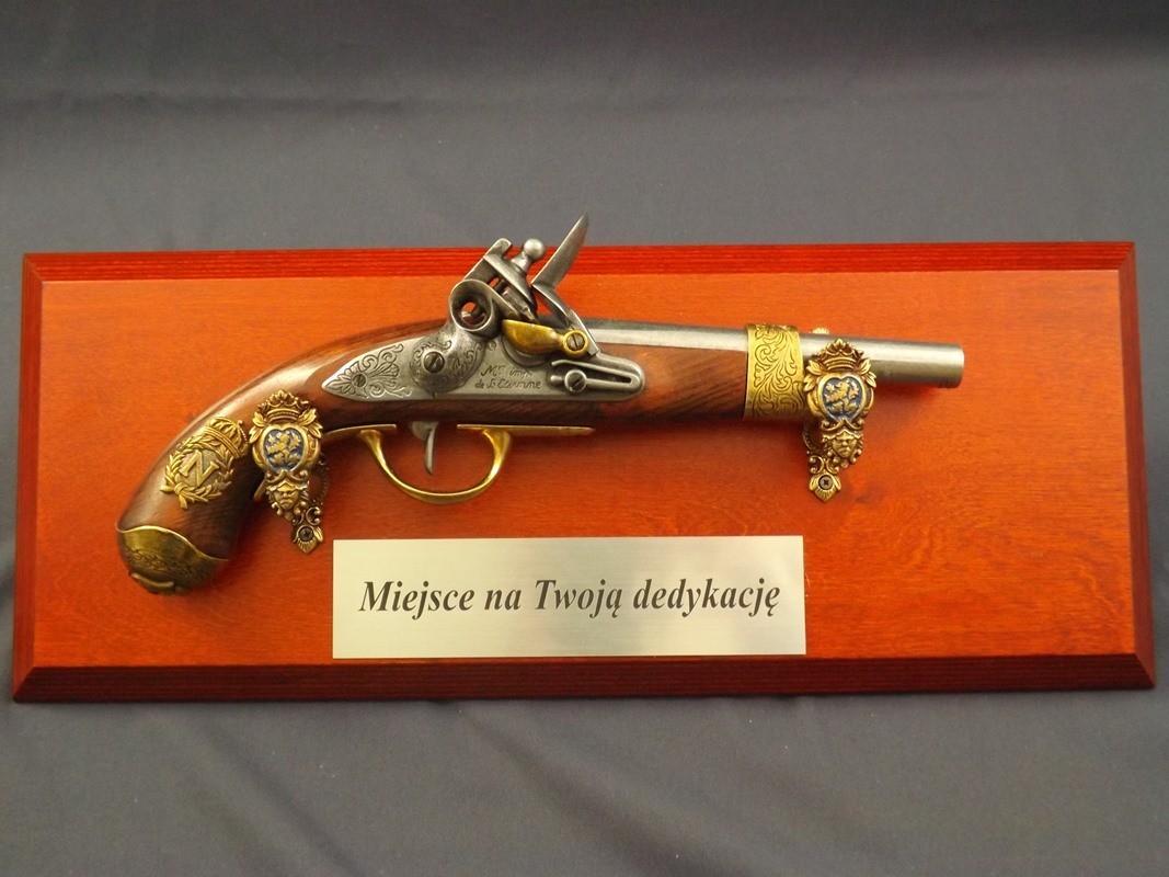 Denix SA REPLIKA NAPOLEOŃSKI PISTOLET NA TABLO MODEL 1063+TM+TGD 1063+TM+TGD