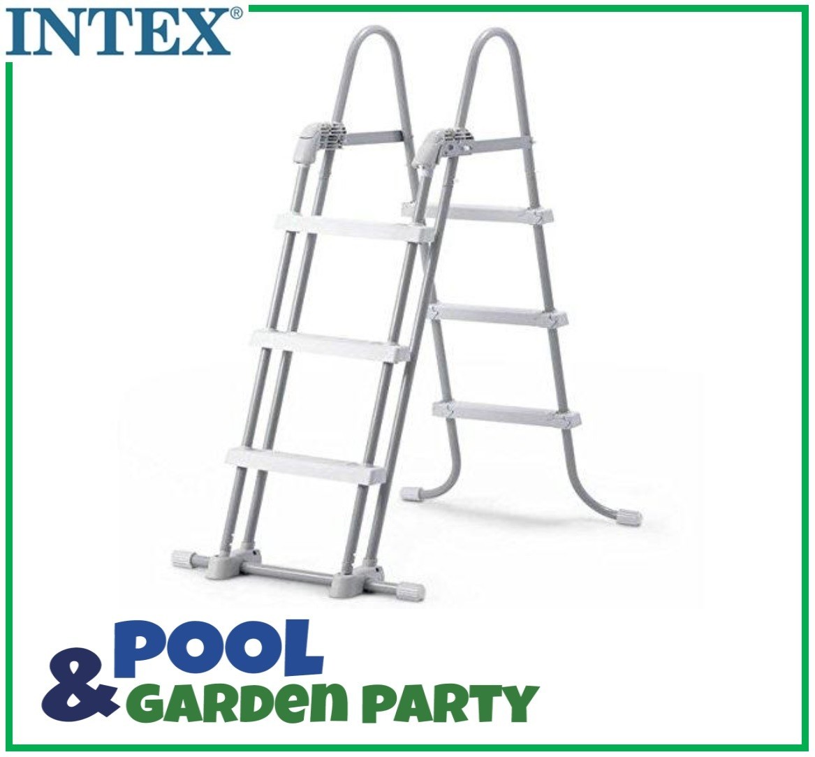 Intex Drabinka bezpieczna, rozsuwana do basenu 91 i 107cm 28072