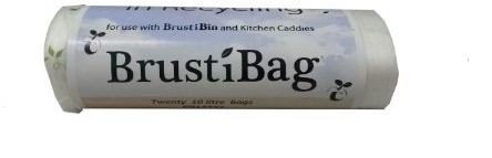 BrustiBag brustibag kompostem łopata do 10 litrów do kompostowania worek na kurz, rolka przez 20 MM01B