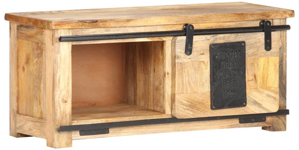vidaXL Szafka pod TV, 90x35x40 cm, lite drewno mango