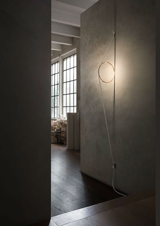 Flos Wirering 31 szary lampa ścienna F9513044