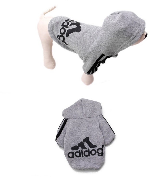 Adidog Bluza Dla Psa Ubranko Dres Ubranie Szary L