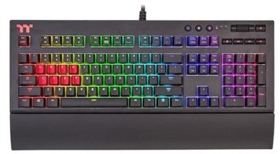 Thermaltake Tt eSPORTs Premium X1 RGB Cherry MX Silver (KB-TPX-SSBRUS-01)