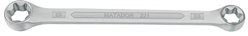 MATADOR Matador podwójny klucz oczkowy, Torx, 6 X 8, 0221 0608 E