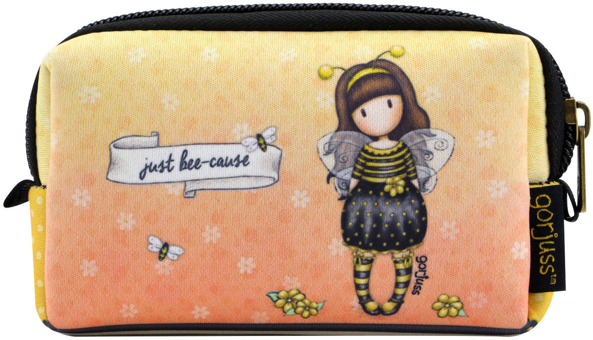 Santoro Santoro żółte neoprenowe etui Gorjuss Bee-Loved (Just Bee-Cause) 908GJ01