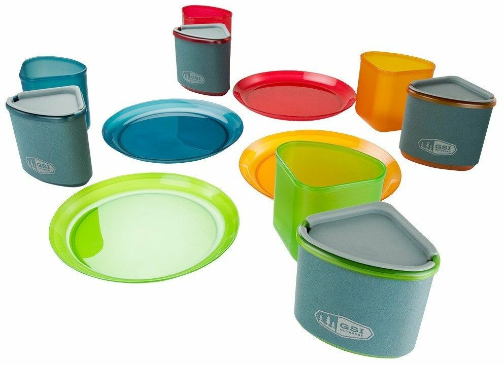 GSI Outdoors Zestaw naczyń Infinity 4 Person Compact Tables