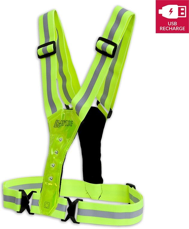 Lynx Kamizelka odblaskowa LED LYNX Yellow