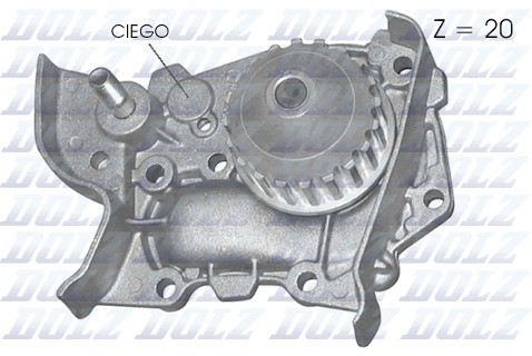 Dolz INDUSTRIAS Pompa wodna INDUSTRIAS R214