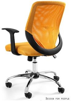 Unique Fotel biurowy MOBI żółty (W-95-10)