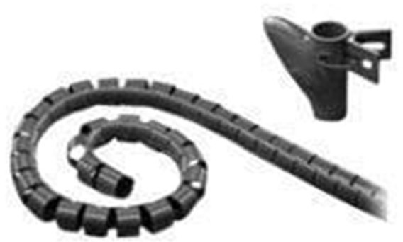 MicroConnect Cable Eater 2.5 meter Black CABLEEATER