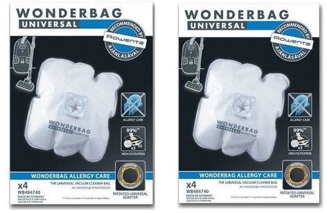 ROWENTA Worki Wonderbag WB4847 oryginalne 8 szt.