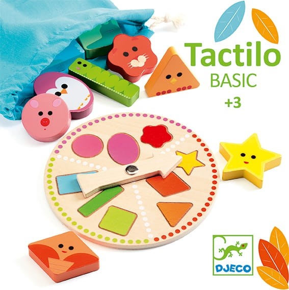 Djeco drewniana Gra Edukacyjna lotto TACTILO BASIC DJ06214