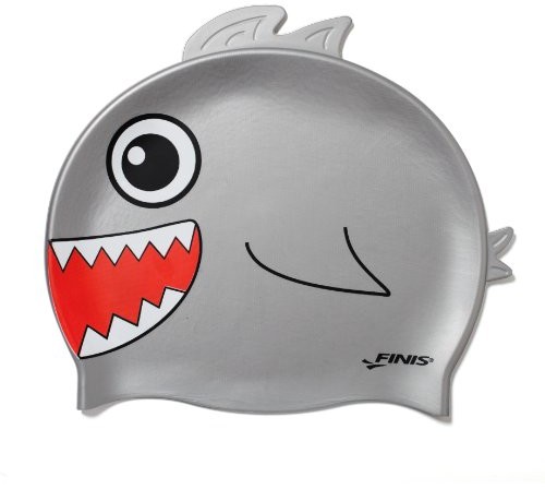 Finis dzieci Swim czapki z daszkiem Animal Heads Hippo, szary 0616323702905