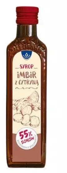 Oleofarm Syrop Imbir z Cytryną 250ml Długi termin ważności!