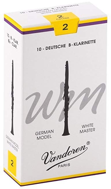 Vandoren CR162 stroik klarnet B system niemiecki White Master