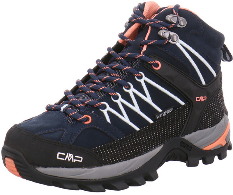 CMP campagnolo Campagnolo Rigel WP Buty trekkingowe Mid Kobiety, black blue-giada-peach EU 41 2020 Trapery turystyczne 3Q12946-92AD-41