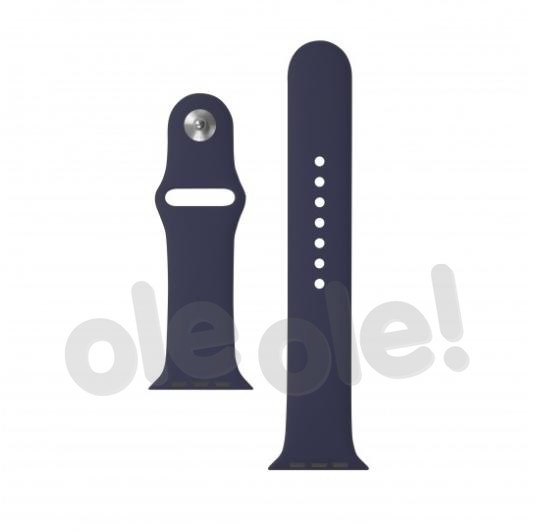 Apple Xqisit Xqisit pasek do Watch 38 mm niebieski 38661