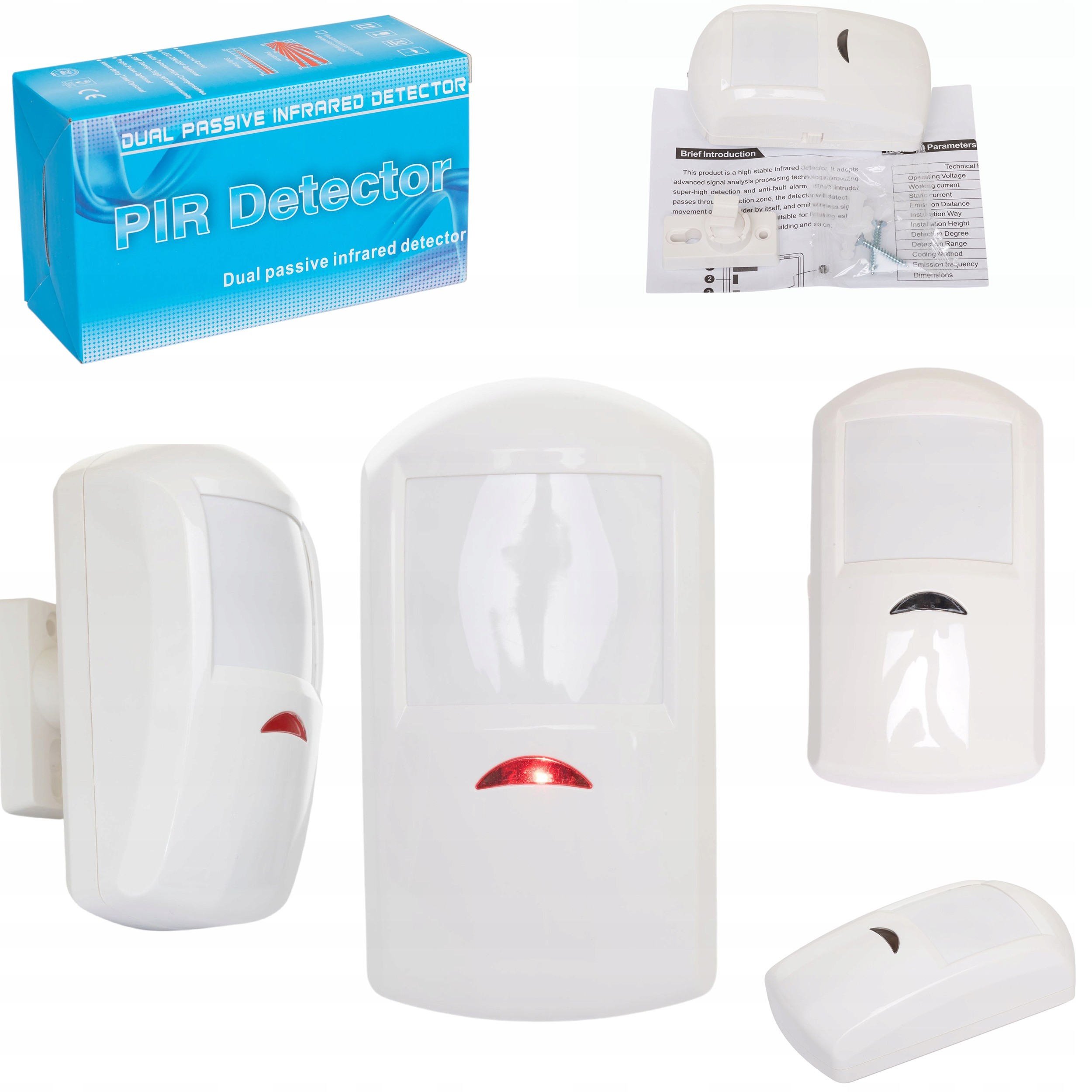 Czujka Ruchu Pir Do Alarmu Gsm 433 Bezprzewodowa