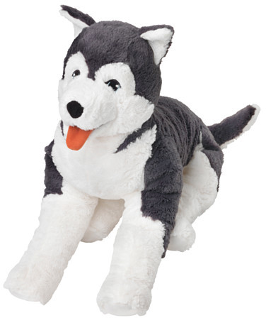Ikea Livlig pluszak pies husky