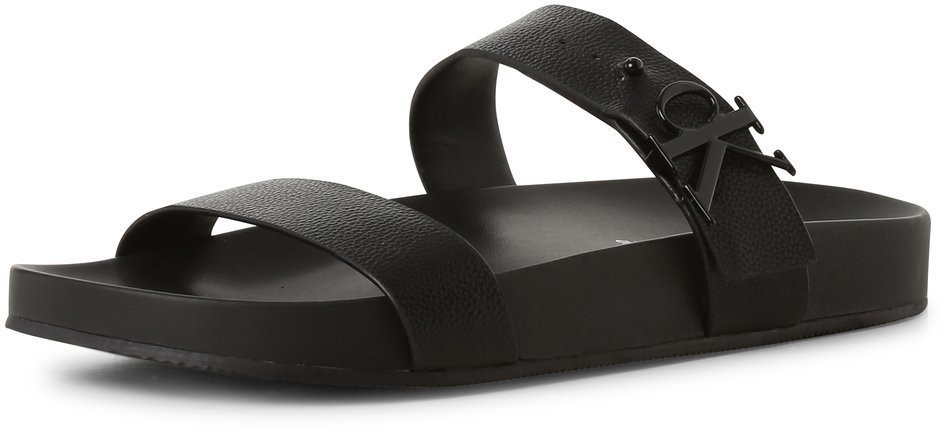 Calvin Klein Jeans Jeans - Sandały damskie ze skóry, czarny